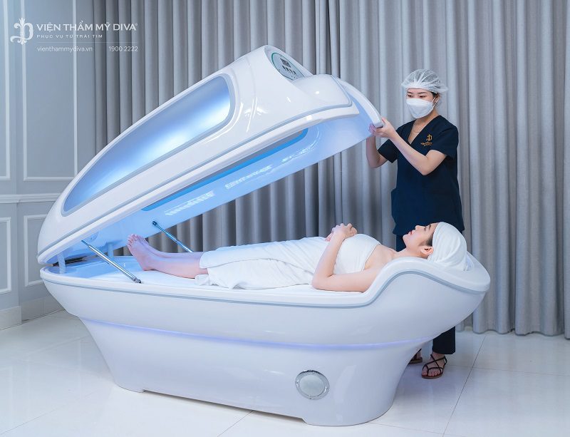 Dịch vụ tắm trắng phi thuyền chất lượng cao tại thẩm mỹ viện